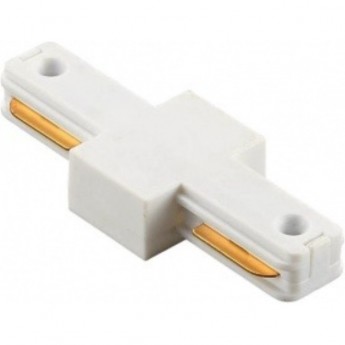Прямой коннектор (соединитель) ECOLA TRC2 для шинопровода белый