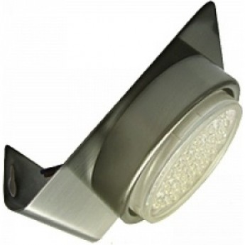 Светильник ECOLA GX53-N82 настенный угловой черный хром 52*130*111