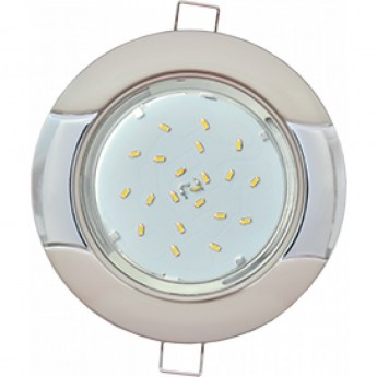 Встраиваемый светильник ECOLA H4 9012 FZ71H4ECB GX53 жемчуг-хром