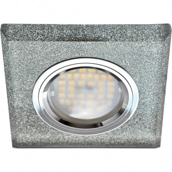 Встраиваемый светильник ECOLA MR16 DL1651 GLASS FS1651EFF серебряный блеск, хром Встраиваемый светильник ECOLA MR16 DL1651 GLASS FS1651EFF серебряный блеск, хром